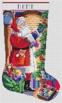 (image for) Santa with Tree Stocking